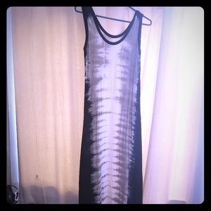 Tie dye maxi dress